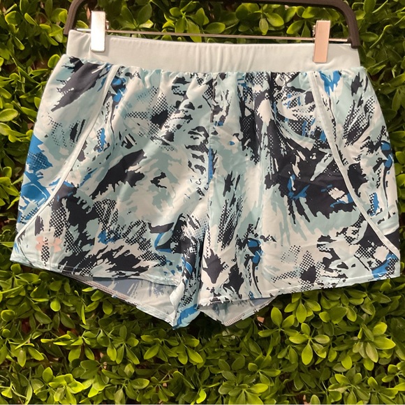 Under Armour Pants - Under Armour Blue and Gray Athletic Shorts Size Medium